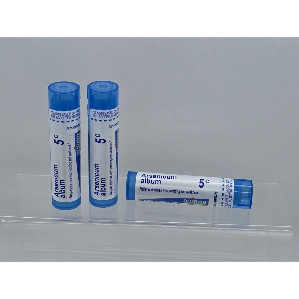 3 Lot Arsenicum Album 5 Homeopathic Medicine Food Poisoning - 240 Ct - EXP 03/28
